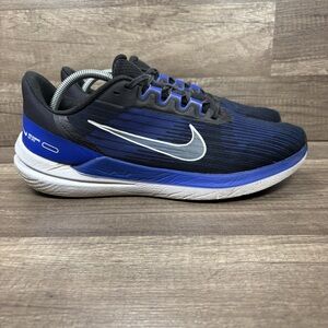 Nike Air Zoom Winflo 9 Blue Black Mens US Size 11 DD6203-004 Running Shoes